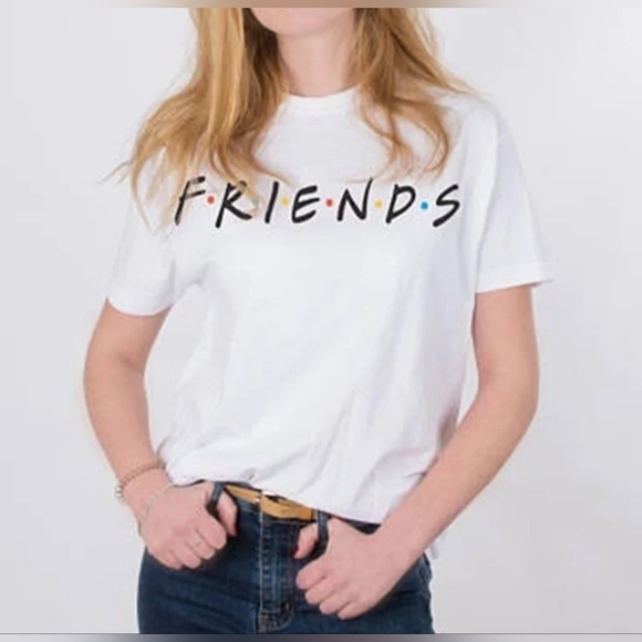 FRIENDS Letter T-shirt size L - Picture 1 of 11